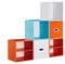 6 Cube Storage Cube Organizer, DIY Stackable Books Organizer Shelving, Kids Bookcase Bookshelf for Living Room, Bedroom, Office